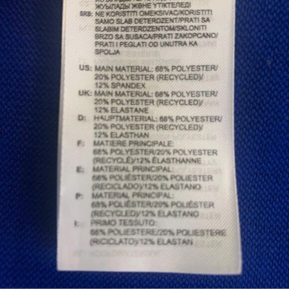 Adidas Energy Running Jacket Royal Blue Size Large Wind Resistant Hoodie Active - Picture 8 of 14